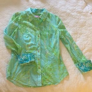 Lilly Pulitzer button down shirt